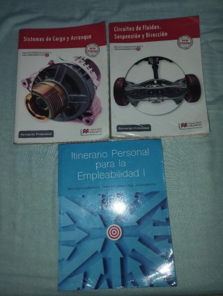 Libros grado medio de mecánica del automóvil.