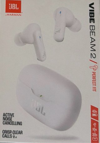 Auriculares JBL Vibe Beam 2 Blancos