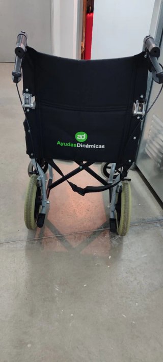 SILLA DE RUEDAS TRASLADO PLEGABLE AYUDAS DINÁM