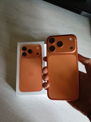 iPhone 17 Pro max naranja