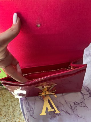 Bolso Louis Vuitton Auténtico Rosa y Dorado