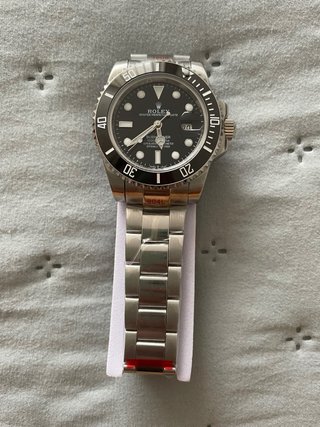 Rolex Submariner Date Negro/Plata
