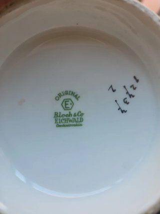 Juego Café/Té Vintage Checoslovaquia Flores