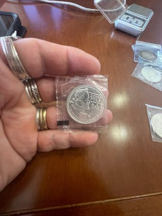 Moneda conmemorativa 2000 Ptas Plata Carlos V 2000