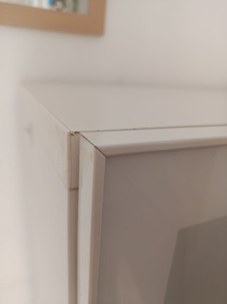 Aparador BESTÅ IKEA blanco con cristal