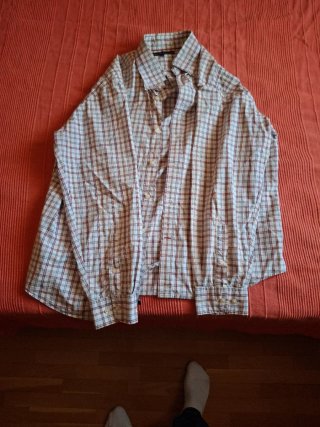 Camisa Tommy Hilfiger Talla L Cuadros