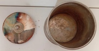 CÚBITERA ALPADUR VINTAGE CON ASAS CABEZA DE LEON