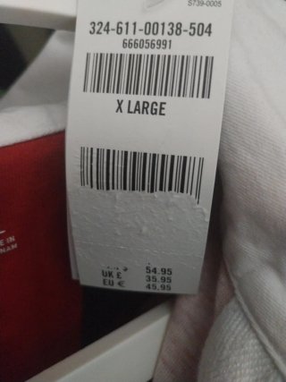 Sudadera Hollister XL Rayas Rojas y Grises