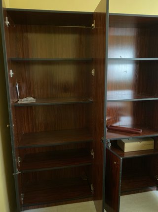 Armario y Librero Oficina Madera