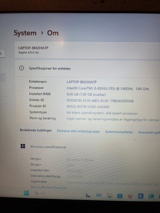 Acer Aspire 3 Portátil Negro