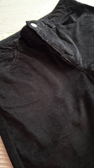 Pantalones de pana Benetton negros