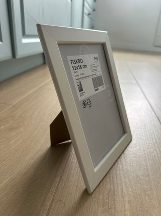 Marco de fotos IKEA FISKBO 13x18 cm blanco
