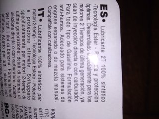 Aceite Motul 710 2T 1L Sintético