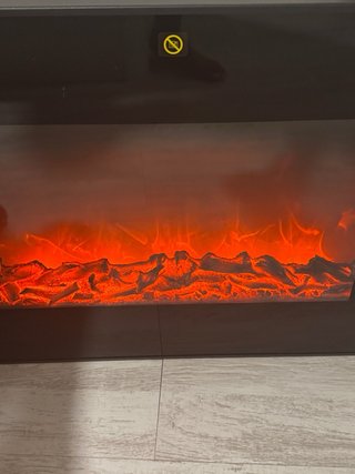 Chimenea eléctrica efecto llama 1900W