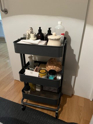 Carrito Auxiliar Ikea 3 Estantes con Ruedas