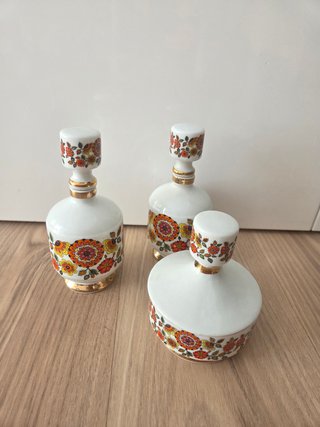 Conjunto Vintage Botes Colonia y Joyero