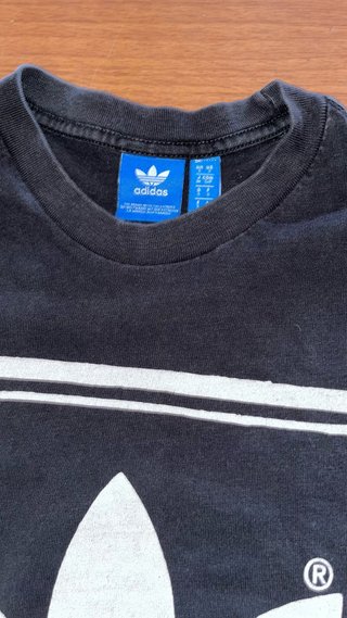 T-shirt Adidas Originals Logo Vintage Nera S