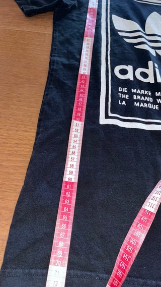 T-shirt Adidas Originals Logo Vintage Nera S