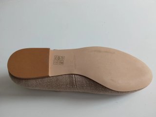 Merceditas Lino Mujer Beige