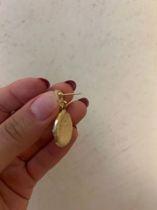 Orecchini donna oro e giallo