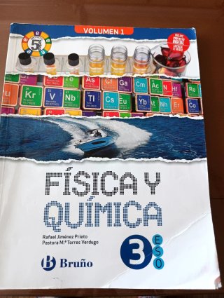 Libro de texto Física y química 3° ESO, Proyecto 5