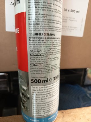 Limpiador de Frenos Würth 30x500ml