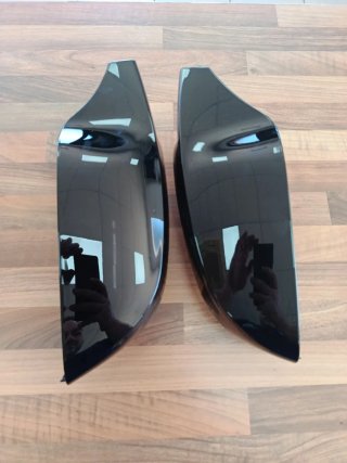 Juego Carcasas Espejo Retrovisor Lateral Negro