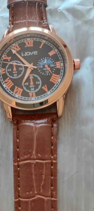 Reloj LIOVE Marrón y Dorado