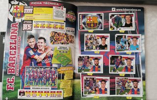 Álbum Cromos Liga BBVA 2015-16 Panini