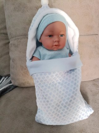 Muñeco bebé azul