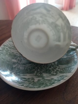 Juego té porcelana china antiguo