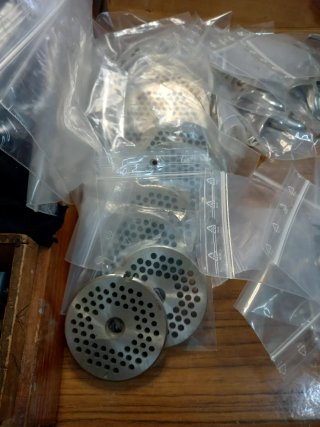Recambios picadora carne: discos y cuchillas.Acero