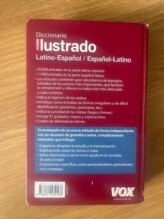 Diccionario Ilustrado Latín. Latino-Español/ Es...