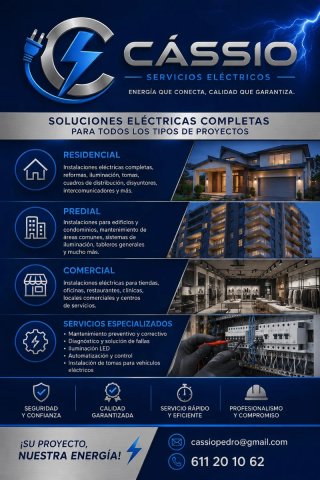 Servicios de electricidad rápido y económico”