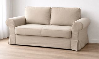 Sofá Cama IKEA 2 Plazas Beige