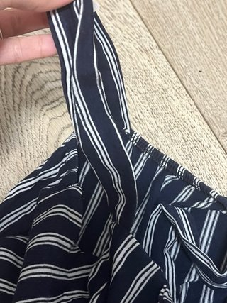 Vestido de verano rayas azul y blanco