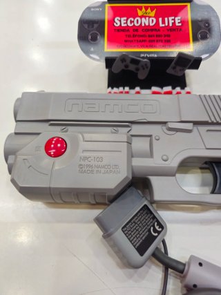 Pistola Namco PlayStation Gris