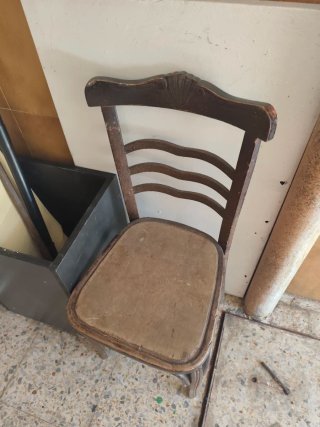 Silla de madera haya ,años 50