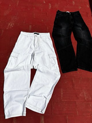 Pack 2 Pantalones Cargo Pull&Bear Talla M