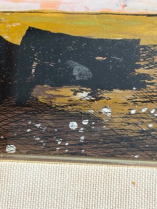 Coppia quadri paesaggio marino dipinti a mano