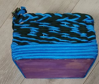 Caja organizadora artesanal decorativa