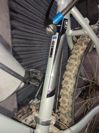 Bicicleta MTB Decathlon Azul