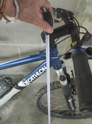 Bicicleta MTB Decathlon Azul