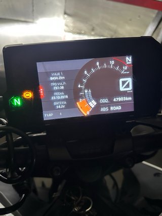 KTM Duke 125cc Naked Blanca y Naranja