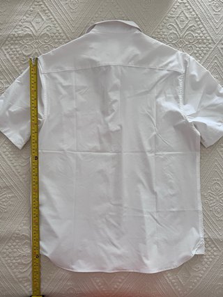Camiseta Zara manga corta blanca