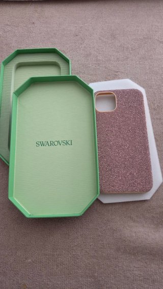 Carcasa iPhone 12 Swarovski Rosa
