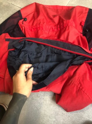 Chaqueta Forecast Náutica Roja Talla L