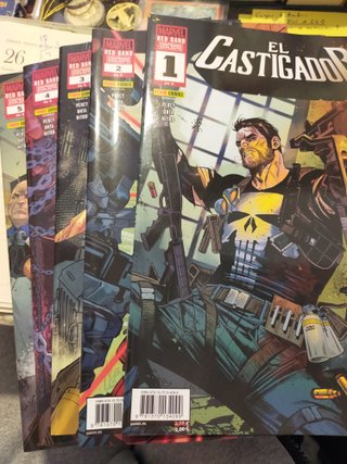 EL CASTIGADOR RED BAND SERIE COMPLETA 1-5
