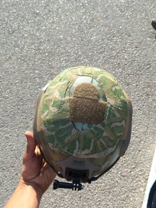 Casco Táctico Airsoft Camuflaje + soporte cámara