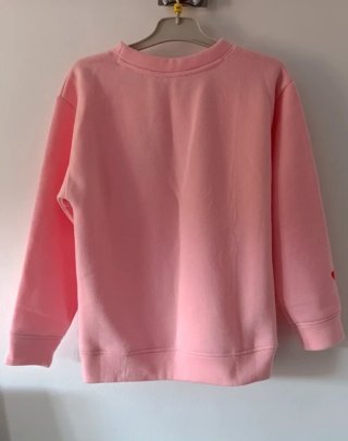 Sudadera de niña color rosa